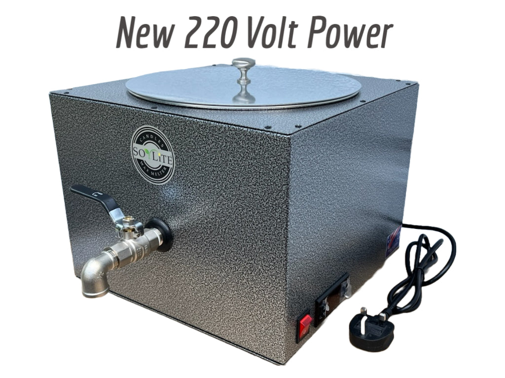 New 220 Volt Power. Wax Melter For Candle Making, This Wax Warmer Will –  Soy Lite Candle Supplies